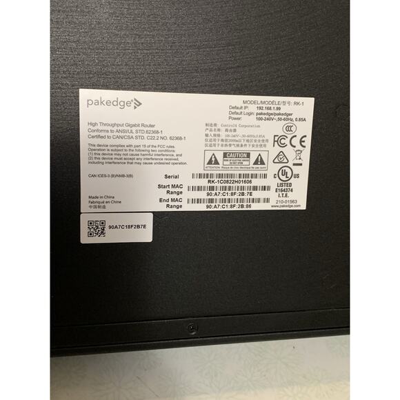 Pakedge Device and Software RK-1 Multi Media Router LAN Port Rack Ears Included - Picture 8 of 8